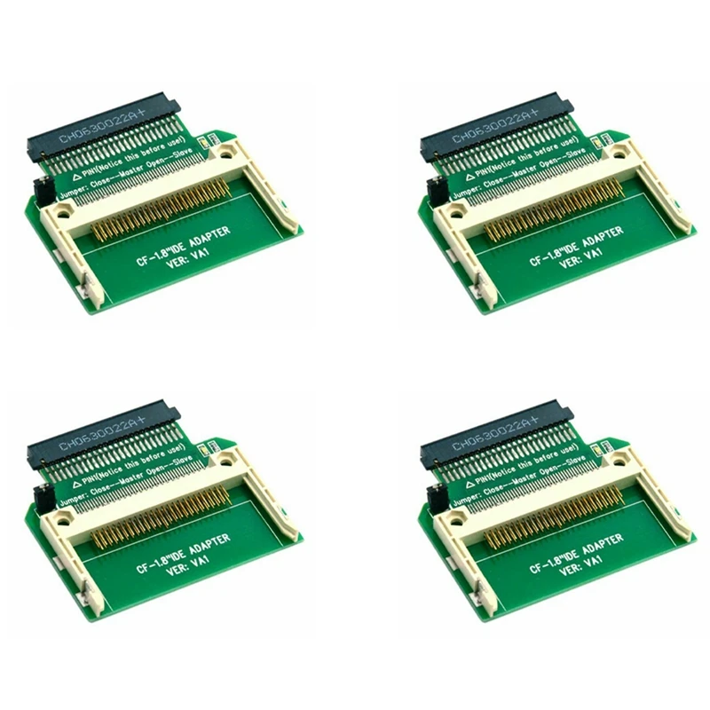 Карта памяти 4X Cf компактная вспышка до 50Pin 1,8 дюймовый Ide жесткий диск Ssd адаптер 
Карта памяти 4X Cf компактная вспышка до 50Pin 1,8 дюймовый Ide жесткий диск Ssd адаптер