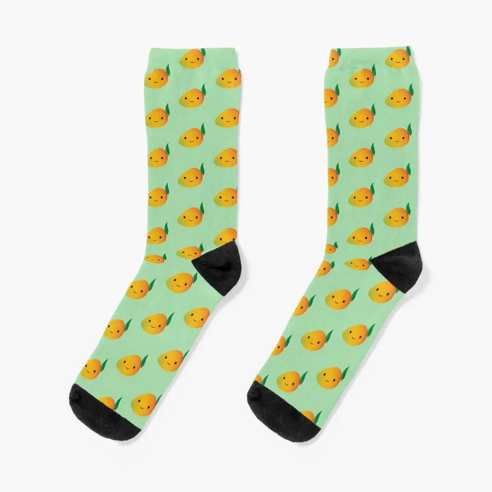 

Cute Kawaii Mango Socks Novelties Rugby man Ladies Socks Men's