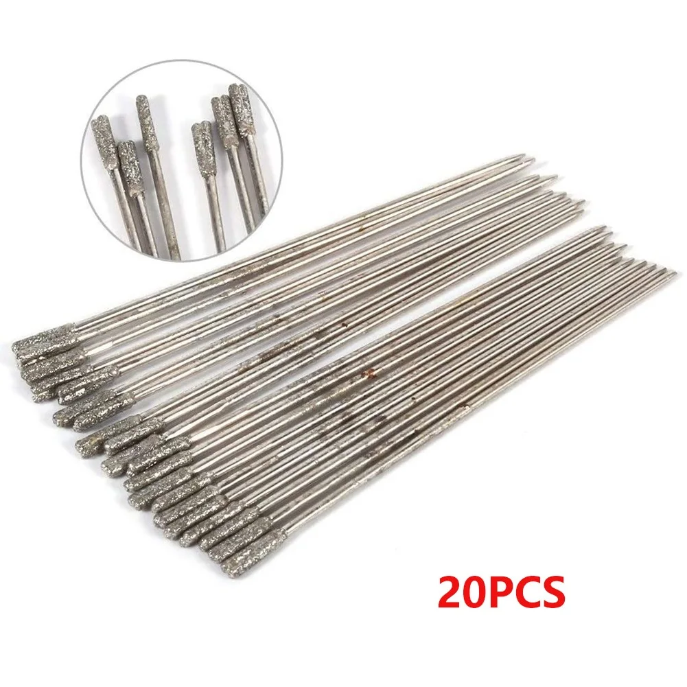 20pcs Lapidary Drill Bits 1mm Diamond Coated Core Drill Bits Solid Bits Needle For Jewelry Agate Ceramic Jade Amber Drilling
20pcs Lapidary Drill Bits 1mm Diamond Coated Core Drill Bits Solid Bits Needle For Jewelry Agate Ceramic Jade Amber Drilling