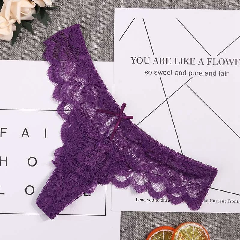 ALLTOOALL Women Sexy Lace Briefs Comfort G-String Thongs Low-waist Lingerie Breathable Female Underwear Seamless Women Panties 29 Sfd494df9f156416c911b0bf3de64d539n