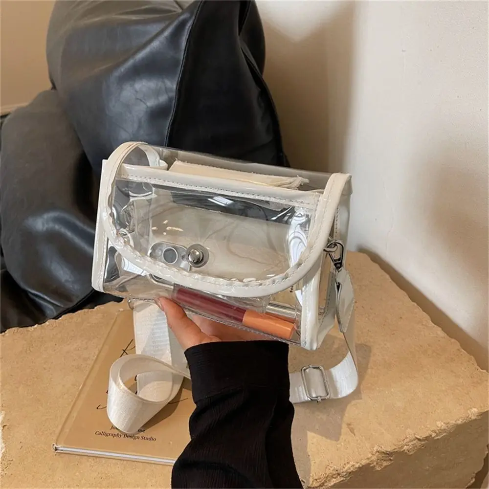 Transparent Shoulder Bag Daily Candy Color Jelly Small Bag PVC Clear Crossbody Bag Women Girls
Transparent Shoulder Bag Daily Candy Color Jelly Small Bag PVC Clear Crossbody Bag Women Girls