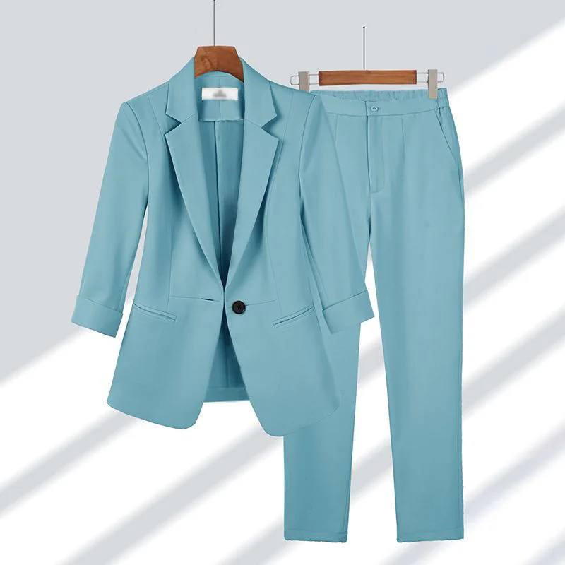 Professional Suit Women's 2023 New Solid Large Temperament Slim Fit 2 Piece Sets Harajuku Blazer Jacket Business Pants Yellow
Professional Suit Women's 2023 New Solid Large Temperament Slim Fit 2 Piece Sets Harajuku Blazer Jacket Business Pants Yellow
