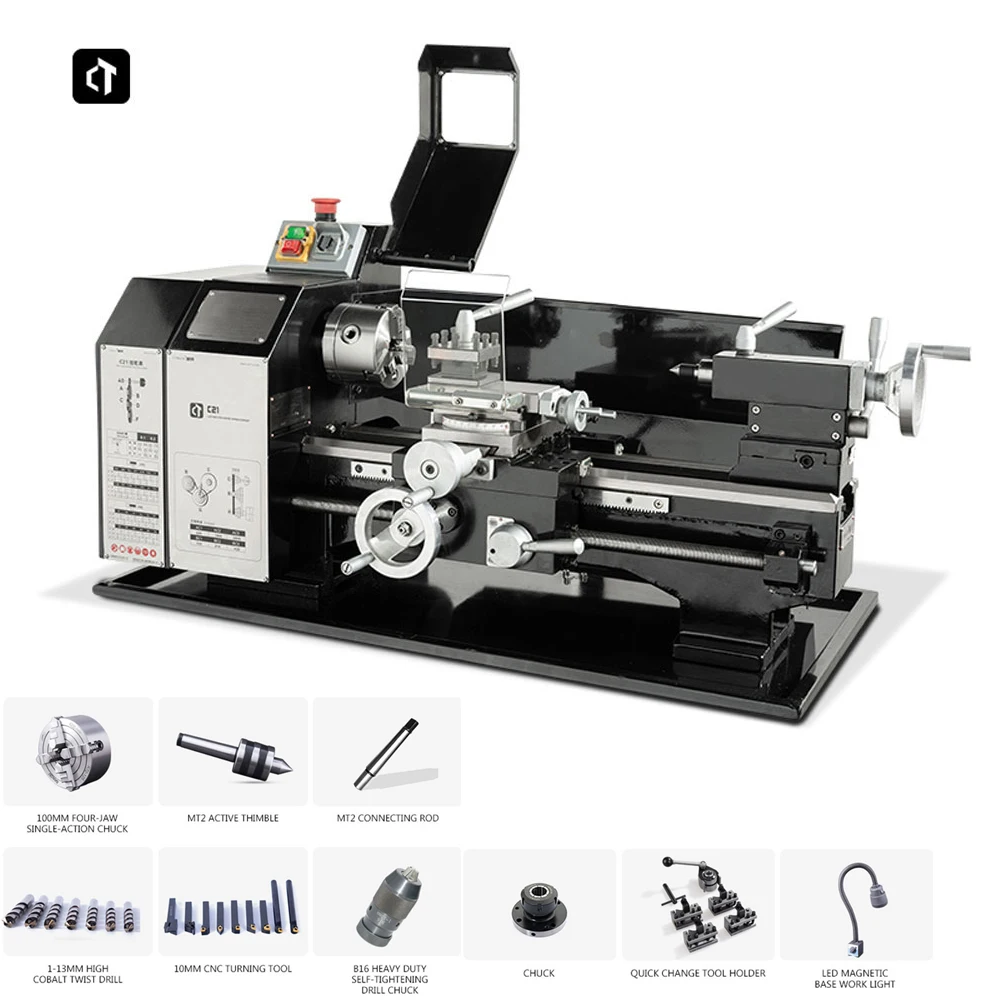 750w 220v C21 Small Household Lathe Micro Metalworking Lathe Desktop Lathe 2000rpm
750w 220v C21 Small Household Lathe Micro Metalworking Lathe Desktop Lathe 2000rpm