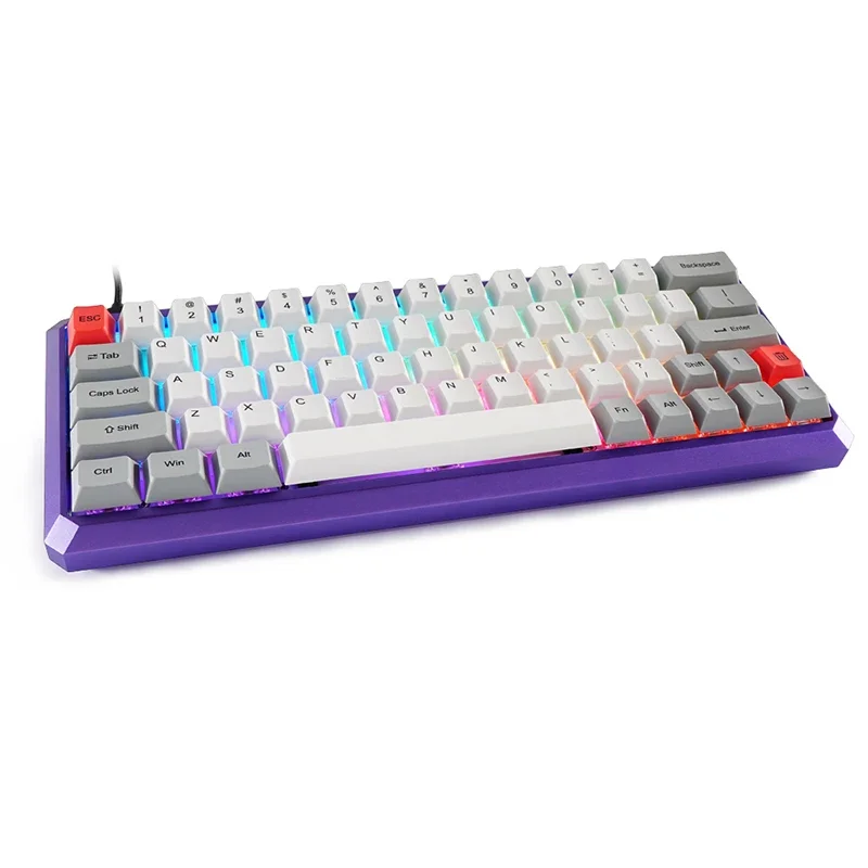 Хит продаж, игровая Проводная клавиатура RGB GK 64S, механическая клавиатура cherry switch
Хит продаж, игровая Проводная клавиатура RGB GK 64S, механическая клавиатура cherry switch