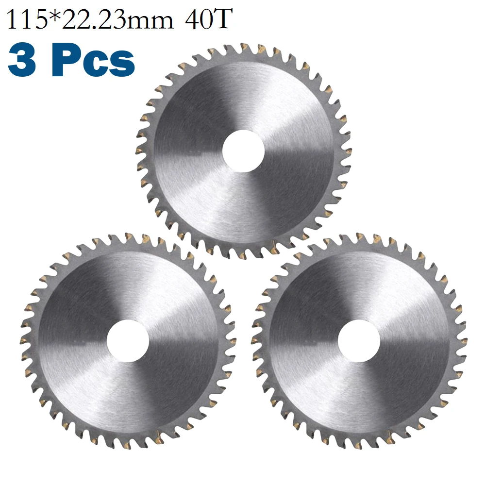3pcs 4.5inch Circular Saw Blade Carbide Tipped Wood Cutting Disc For Woodworking 40Teeth Steel Woodworking Saw Blade 115mm
3pcs 4.5inch Circular Saw Blade Carbide Tipped Wood Cutting Disc For Woodworking 40Teeth Steel Woodworking Saw Blade 115mm