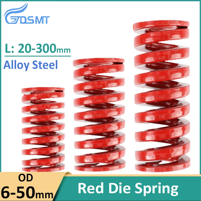 Light Load Red Compression Mould Die Spring Colour Spiral Stamping Alloy Steel Springs OD6-50mm L20-300mm
Light Load Red Compression Mould Die Spring Colour Spiral Stamping Alloy Steel Springs OD6-50mm L20-300mm