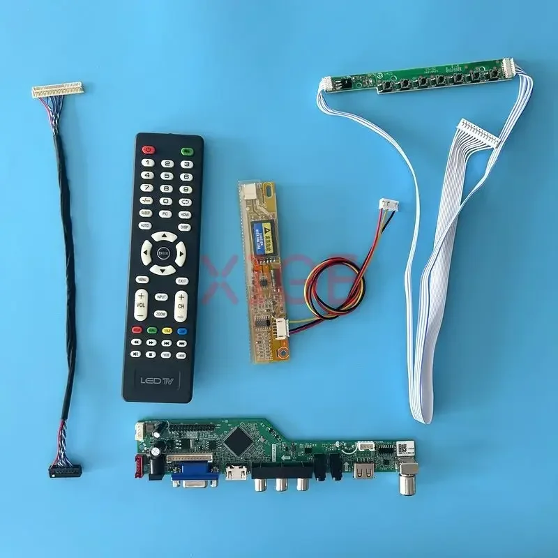 Плата контроллера ЖК-драйвера для LP150X05 LP150X06 LP150X08, VGA + HDMI + AV + USB + ИК Комплект 1024*768 30 Pin LVDS 1CCFL, аналоговая панель ЖК-телевизора
Плата контроллера ЖК-драйвера для LP150X05 LP150X06 LP150X08, VGA + HDMI + AV + USB + ИК Комплект 1024*768 30 Pin LVDS 1CCFL, аналоговая панель ЖК-телевизора