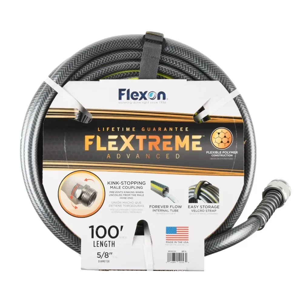 

Flexon Flextreme Advanced 5/8" x 100' Garden Hose Water Hose Magic Hose Garden Gardening Accesorries | USA | NEW