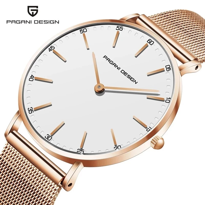 PAGANI Дизайн Топ бренд мода 40 мм пара кварцевые наручные часы 30 м водонепроницаемый