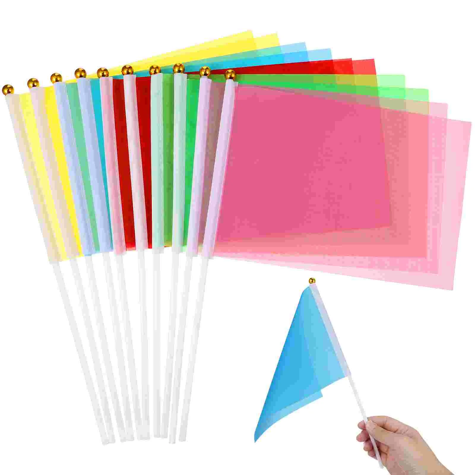 Solid Color Square Handheld Mini Flag Banners With Poles Party Celebration Decoration Supplies 
Solid Color Square Handheld Mini Flag Banners With Poles Party Celebration Decoration Supplies