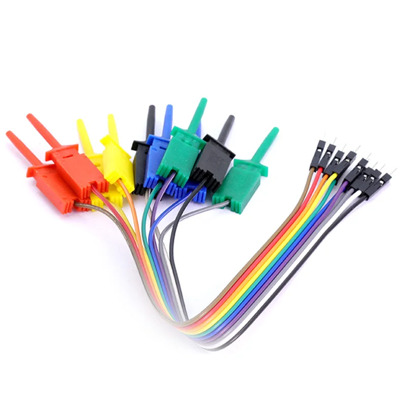 Cable Test Lea d Logic Analyzer 10 Needle Hook Clip Line Black/blue/red/green/yellow High Efficiency Logic Analyzer Equipment
Cable Test Lea d Logic Analyzer 10 Needle Hook Clip Line Black/blue/red/green/yellow High Efficiency Logic Analyzer Equipment