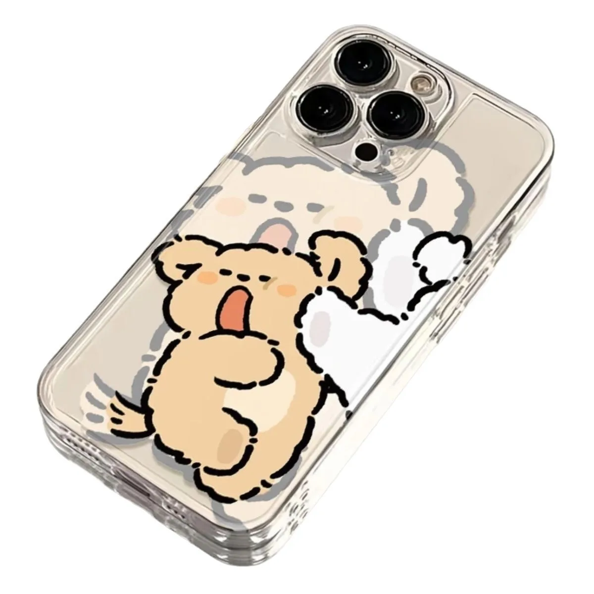 Phone Case For Bestie Lovers Couples Fit For iPhone 11 12 13 14 15 16 Pro Max XR X XS Mini 8 7 Plus SE 2020 Fashion Clear Case Phone Case For Bestie Lovers Couples Fit For iPhone 11 12 13 14 15 16 Pro Max XR X XS Mini 8 7 Plus SE 2020 Fashion Clear Case