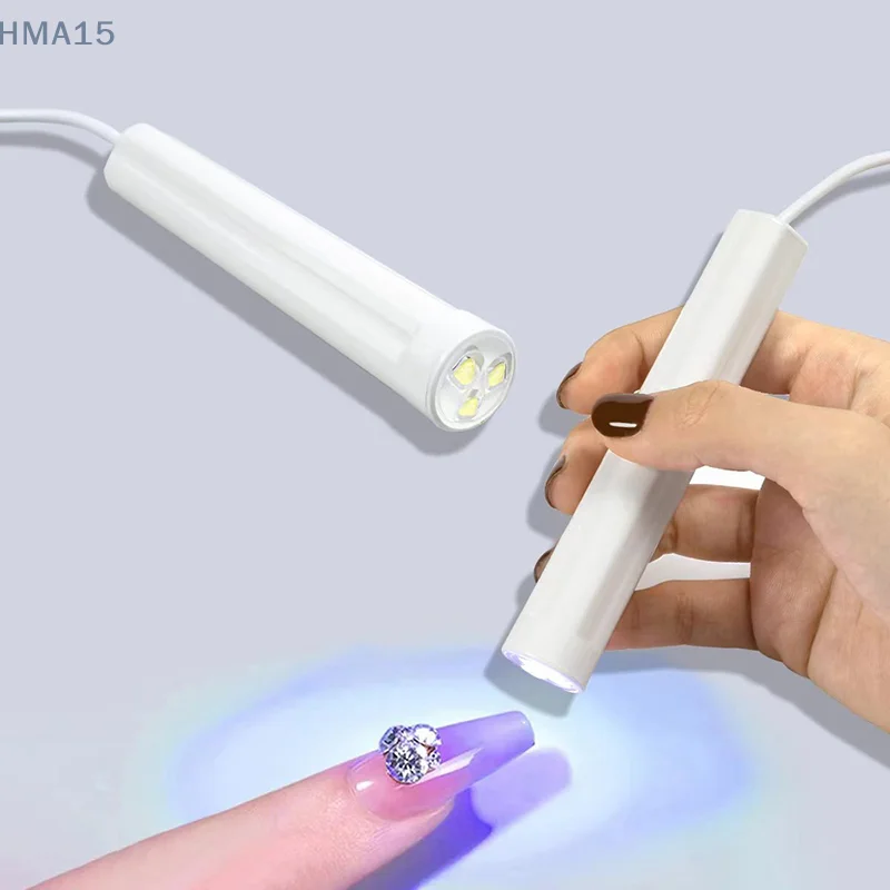 New 1PC Portable Handheld Mini Nail Lamp For Gel Polish Quick Dry Flashlight Pen USB Nail Dryer Machine UV LED Nail Lamp
New 1PC Portable Handheld Mini Nail Lamp For Gel Polish Quick Dry Flashlight Pen USB Nail Dryer Machine UV LED Nail Lamp