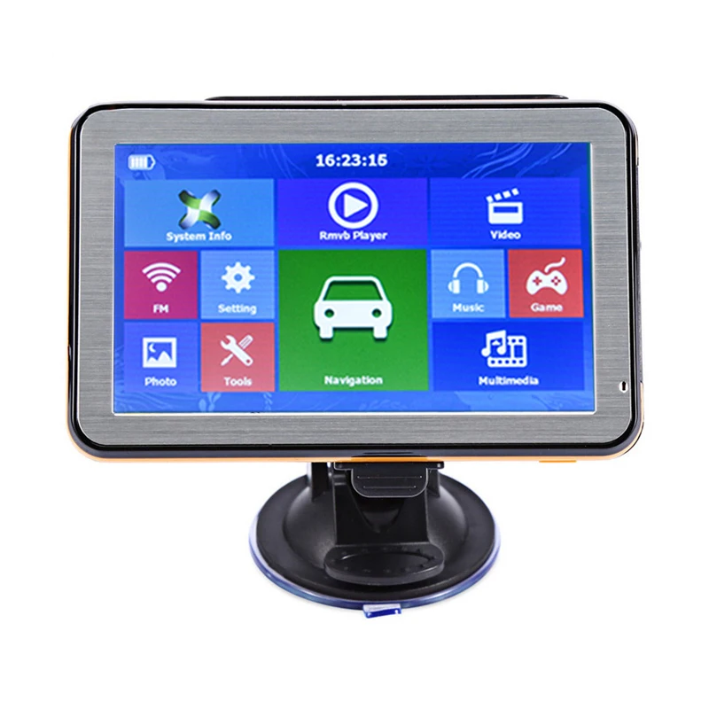 5" HD Car GPS Navigation FM latest Europe Map Sat nav Truck gps navigators +free shipping +Send from Russia 
5" HD Car GPS Navigation FM latest Europe Map Sat nav Truck gps navigators +free shipping +Send from Russia