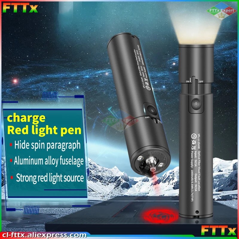 2023 NEW YYS-V90 Charging Battery VFL Fiber Optic Light Source Visual Fault Locator 10/20/30/50MW With LED Light
2023 NEW YYS-V90 Charging Battery VFL Fiber Optic Light Source Visual Fault Locator 10/20/30/50MW With LED Light