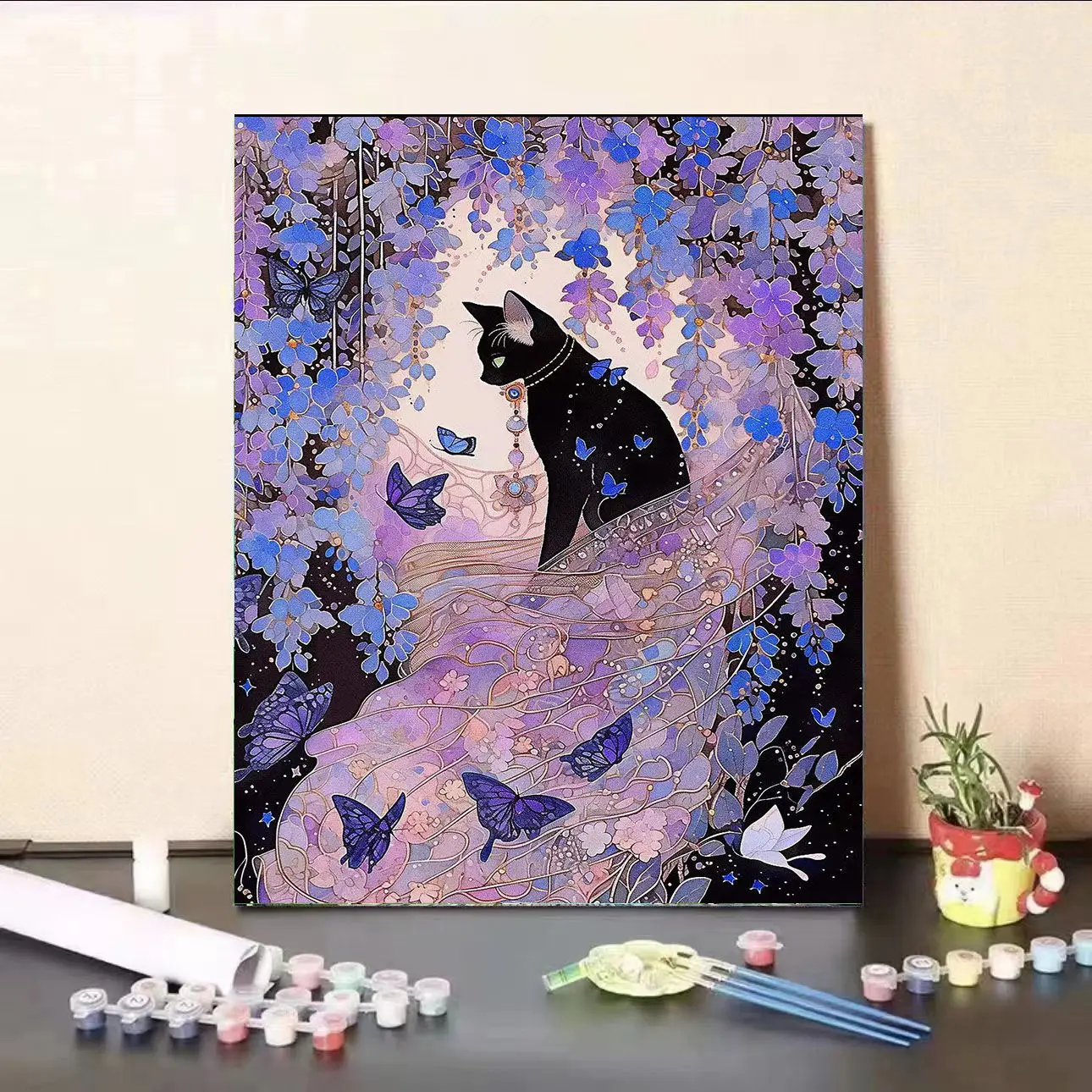 New Cat Digital Oil Painting with Frame High Beauty Simple Healing Acrylic Painting DIY Colored Gift Decoration Painting
New Cat Digital Oil Painting with Frame High Beauty Simple Healing Acrylic Painting DIY Colored Gift Decoration Painting