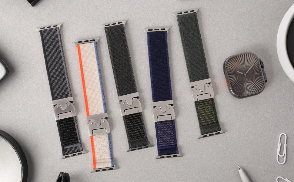 Nylon Parachute Straps For Apple Watch ultra2 Band 49mm 45mm 46mm 44mm 42mm 38 40mm correa Bracelet IWatch Series 10 9 8 7 6 SE Nylon Parachute Straps For Apple Watch ultra2 Band 49mm 45mm 46mm 44mm 42mm 38 40mm correa Bracelet IWatch Series 10 9 8 7 6 SE
