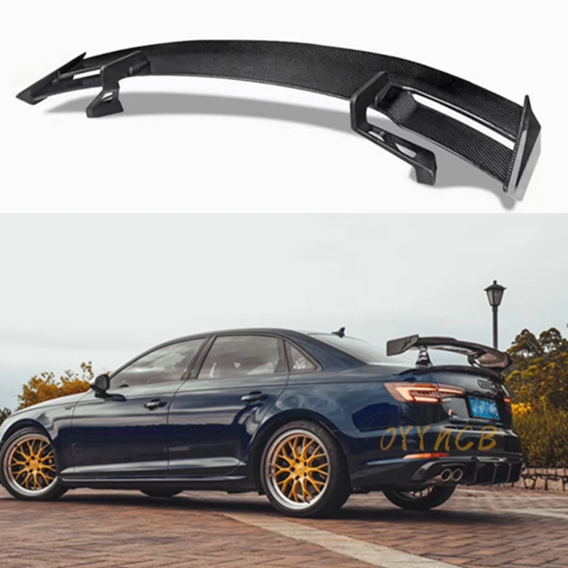 FOR Audi A4 B9 A3 A5 A6 A7 TT Sedan Carbon Fiber Rear Spoiler Trunk Wing FRP Forged Carbon 
FOR Audi A4 B9 A3 A5 A6 A7 TT Sedan Carbon Fiber Rear Spoiler Trunk Wing FRP Forged Carbon