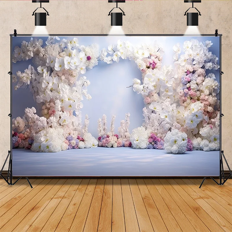 Fantasy Wedding Stage Photography Backdrops Flower Arch Background Banner Interior Curtain Decorated Photo Studio Props SG-05
Fantasy Wedding Stage Photography Backdrops Flower Arch Background Banner Interior Curtain Decorated Photo Studio Props SG-05