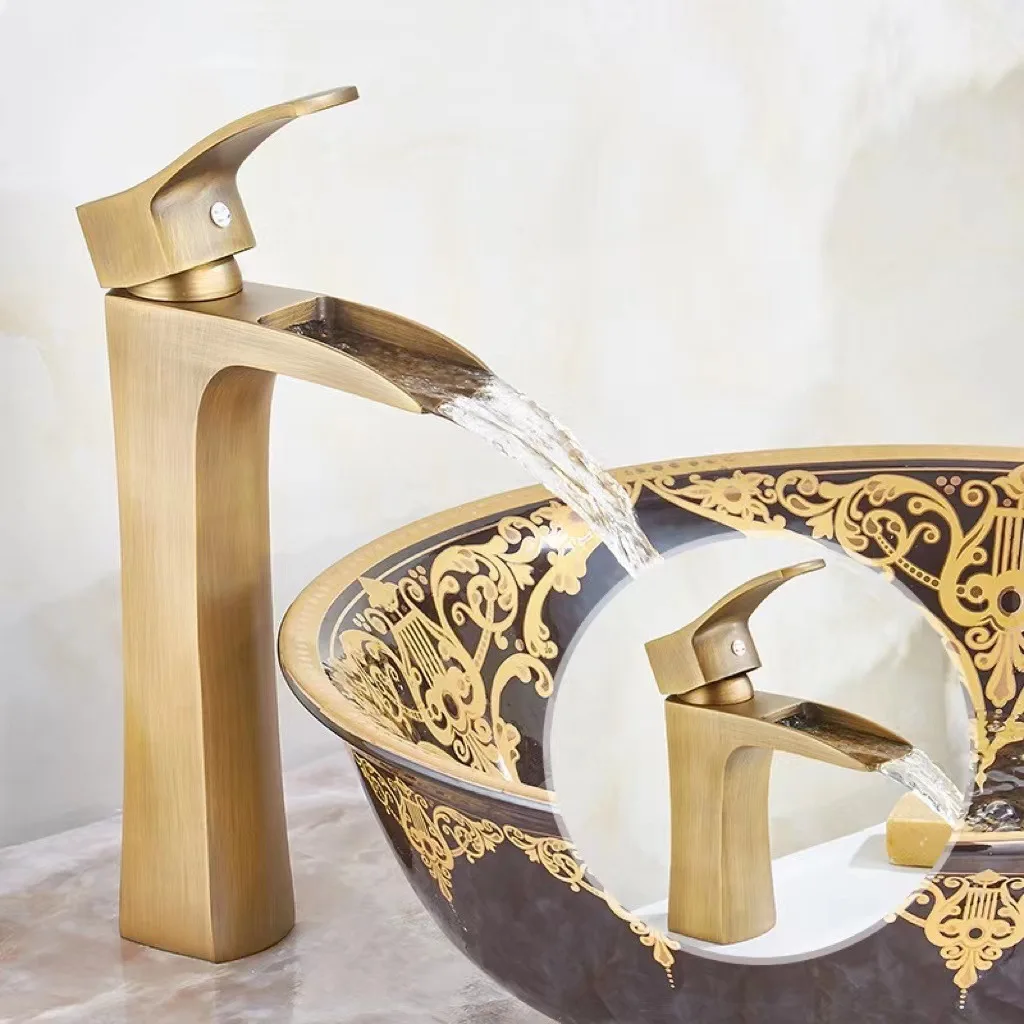 Смеситель для ванной из твердой латуни, для раковины, смеситель горячей и холодной воды Tap, кран «Водопад», латунный античный Матовый кран «Водопад»
Смеситель для ванной из твердой латуни, для раковины, смеситель горячей и холодной воды Tap, кран «Водопад», латунный античный Матовый кран «Водопад»