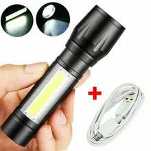2-in-1 Mini Flashlight LED Torch USB Rechargeable Zoomable Camping Hiking Small Torches For Ccycling Hiking Camping Save Energy
2-in-1 Mini Flashlight LED Torch USB Rechargeable Zoomable Camping Hiking Small Torches For Ccycling Hiking Camping Save Energy