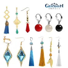 20pcs Hot Game Genshin Impact Earrings Zhongli Long Tassel Qiqi 1:1 Cosplay Earring Tartaglia Tassel Eardrop Women Men Jewelry
20pcs Hot Game Genshin Impact Earrings Zhongli Long Tassel Qiqi 1:1 Cosplay Earring Tartaglia Tassel Eardrop Women Men Jewelry