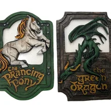Longma Resin Crafts Modern Home Wall Art Decorations Lord of The Rings The Prancing Pony and The Green Dragon Pub Signs Set
Longma Resin Crafts Modern Home Wall Art Decorations Lord of The Rings The Prancing Pony and The Green Dragon Pub Signs Set