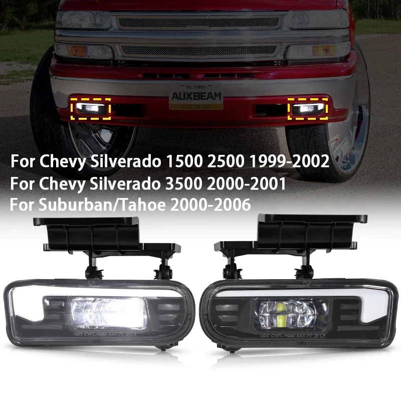 2 шт., противотуманная фара для переднего бампера автомобиля с ДХО для Chevy Silverado 1500 2500 1999-2002/Silverado 3500 2000-2001
2 шт., противотуманная фара для переднего бампера автомобиля с ДХО для Chevy Silverado 1500 2500 1999-2002/Silverado 3500 2000-2001
