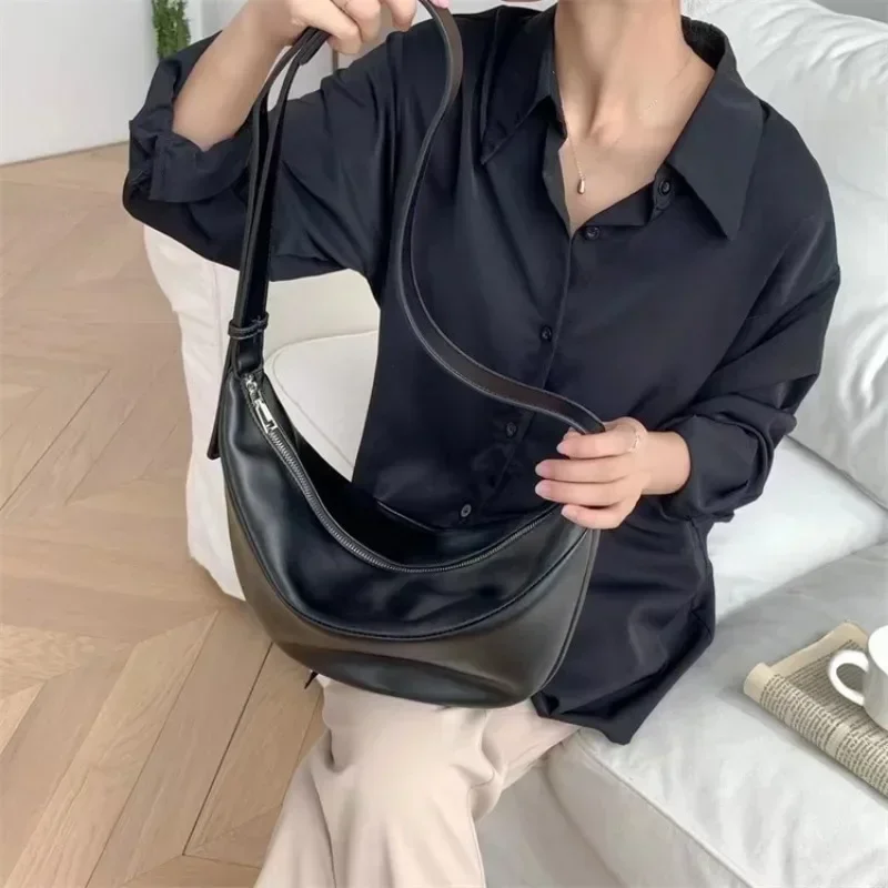 Zipper Women's Bag Korean Designer Middle Hobo Women Handbags High Quality PU Leather Ladies Shoulder Crossbody Bag Designer Bag
Zipper Women's Bag Korean Designer Middle Hobo Women Handbags High Quality PU Leather Ladies Shoulder Crossbody Bag Designer Bag