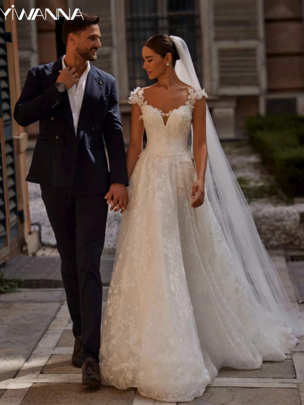 

Романтическое свадебное платье с вырезом сердечком, классическое кружевное платье невесты с аппликацией, 2024, Элегантное Длинное ТРАПЕЦИЕВИДНОЕ свадебное платье, женское платье