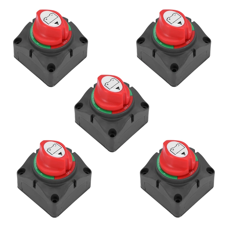 5X 3 Position Disconnect Isolator Master Switch, 12-60V Battery Power Cut Off Kill Switch
5X 3 Position Disconnect Isolator Master Switch, 12-60V Battery Power Cut Off Kill Switch