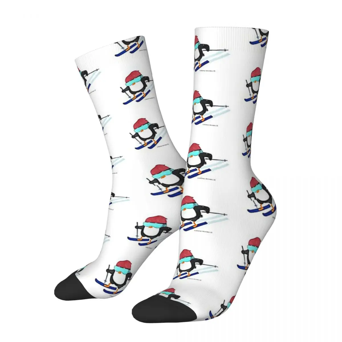 Skiing Penguin Socks Harajuku Super Soft Stockings All Season Long Socks Accessories for Unisex Birthday Present
Skiing Penguin Socks Harajuku Super Soft Stockings All Season Long Socks Accessories for Unisex Birthday Present