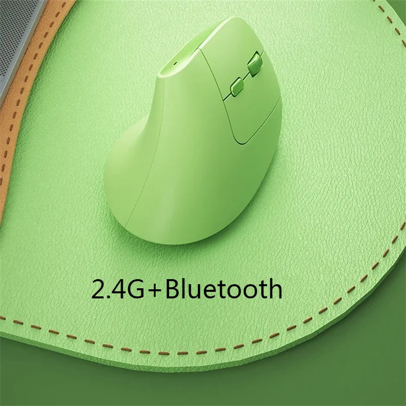 

2.4G Dual Mode Wireless Bluetooth Mouse Ergonomic Vertical Mouse 2400 DPI Silent Mause Rechargeable Mice For Laptop PC Tablet