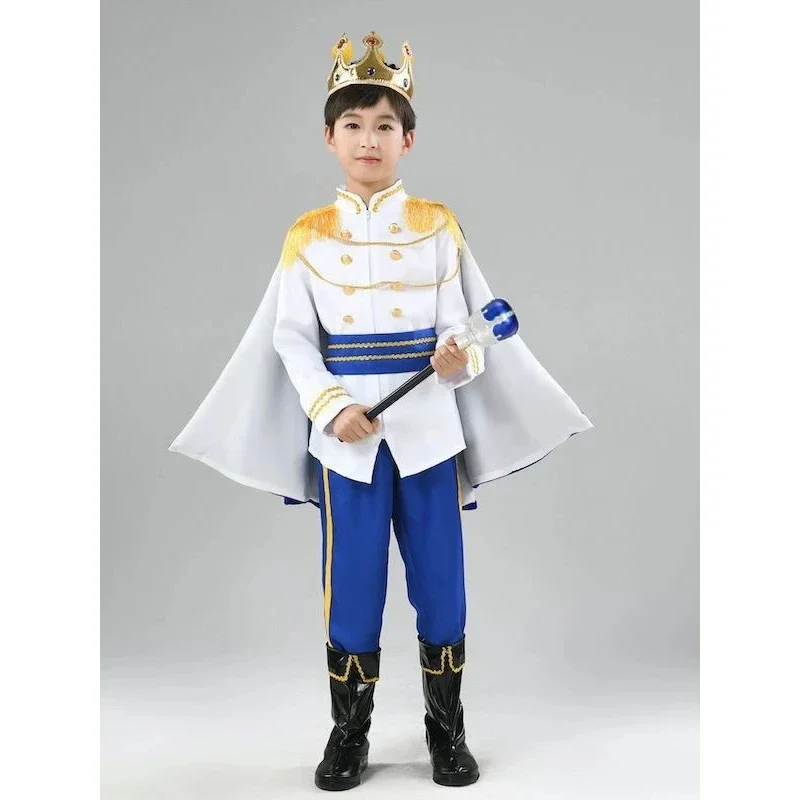 

Halloween Children's King Prince Costume Boys' Cosplay Prince Performance Role Playing King Performance Costume