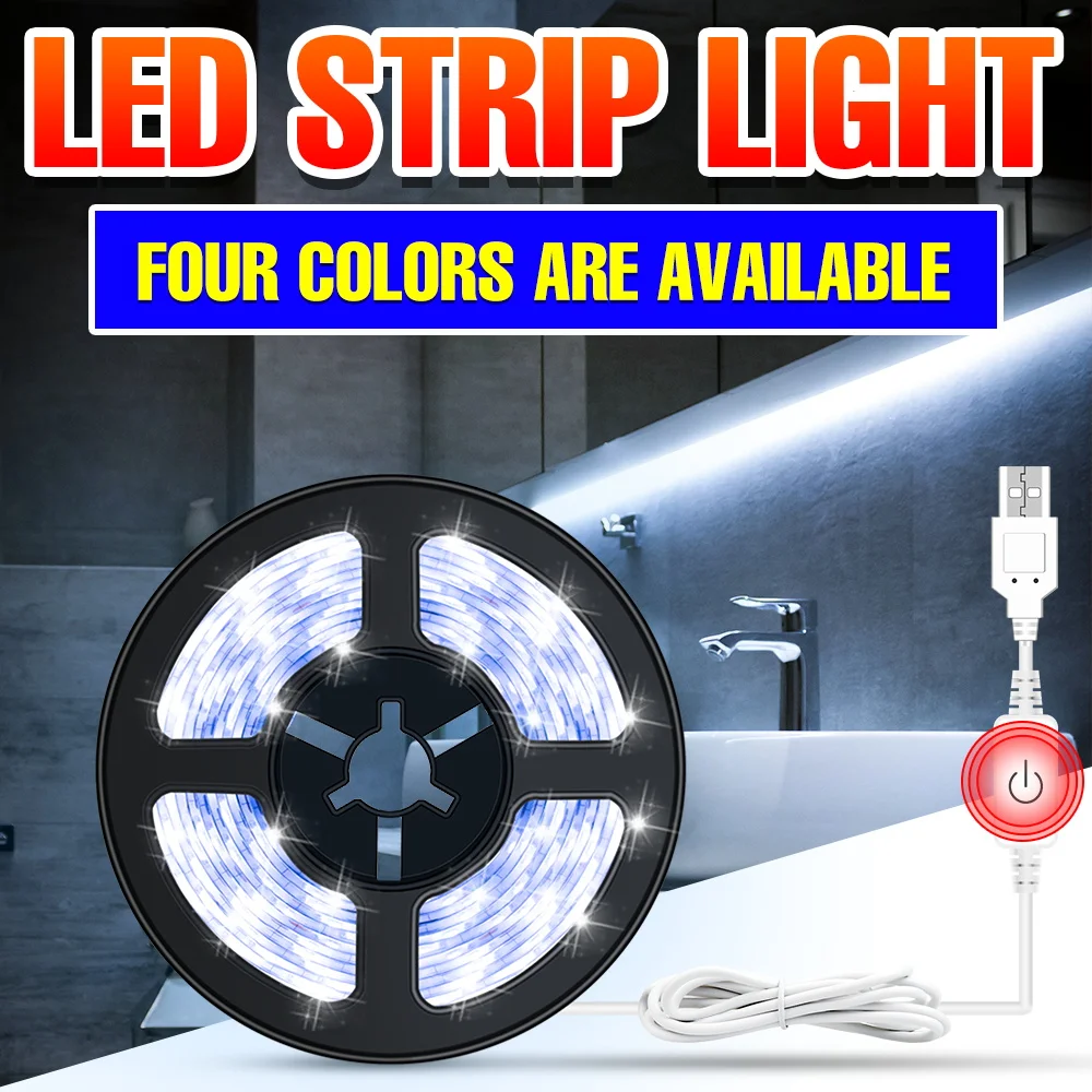 LED Light DC5V Strip Light For Room USB TV Desktop Screen Backlight LED Strip Lamp 50cm 1m 2m 3m Waterproof Bedroom Decoration
LED Light DC5V Strip Light For Room USB TV Desktop Screen Backlight LED Strip Lamp 50cm 1m 2m 3m Waterproof Bedroom Decoration