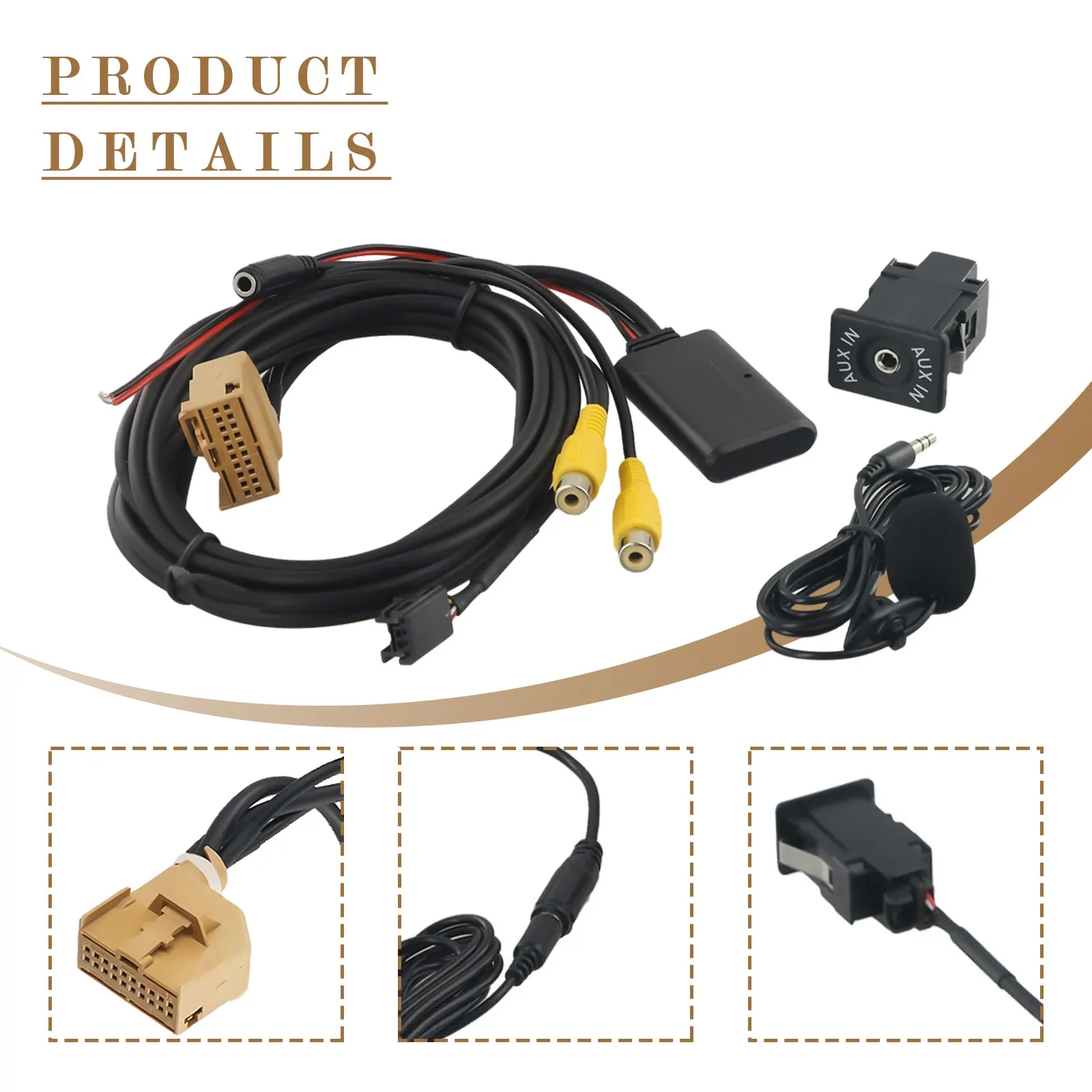 Simplify Your Car Stereo Setup Wireless Bluetooth Compatible For MMI 2G AUX Cable Adapter for Q7 A6 A8 2006 2008
Simplify Your Car Stereo Setup Wireless Bluetooth Compatible For MMI 2G AUX Cable Adapter for Q7 A6 A8 2006 2008