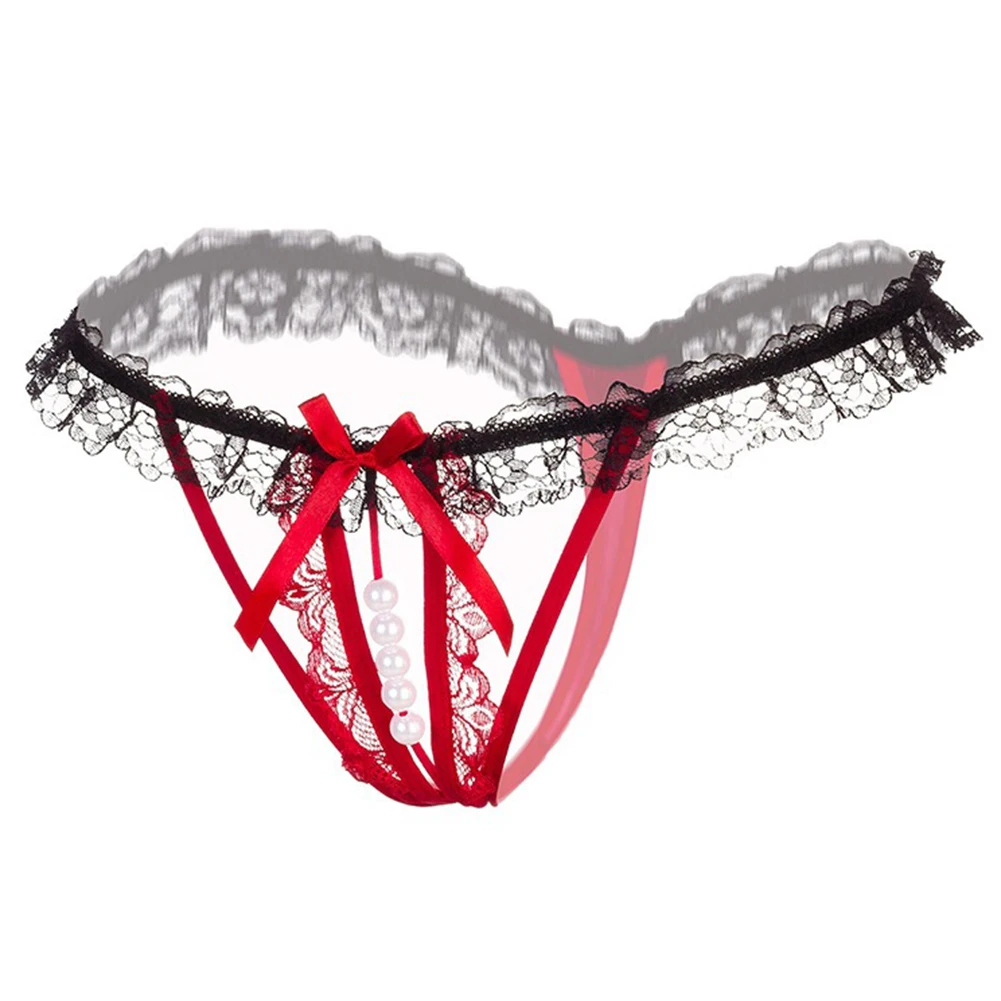 Sexy Women Lace Hollow Out G String Panties Sexy Pearl Beaded Open Crotch G String Panties Erotic Underwear Temptation Lingerie
Sexy Women Lace Hollow Out G String Panties Sexy Pearl Beaded Open Crotch G String Panties Erotic Underwear Temptation Lingerie
