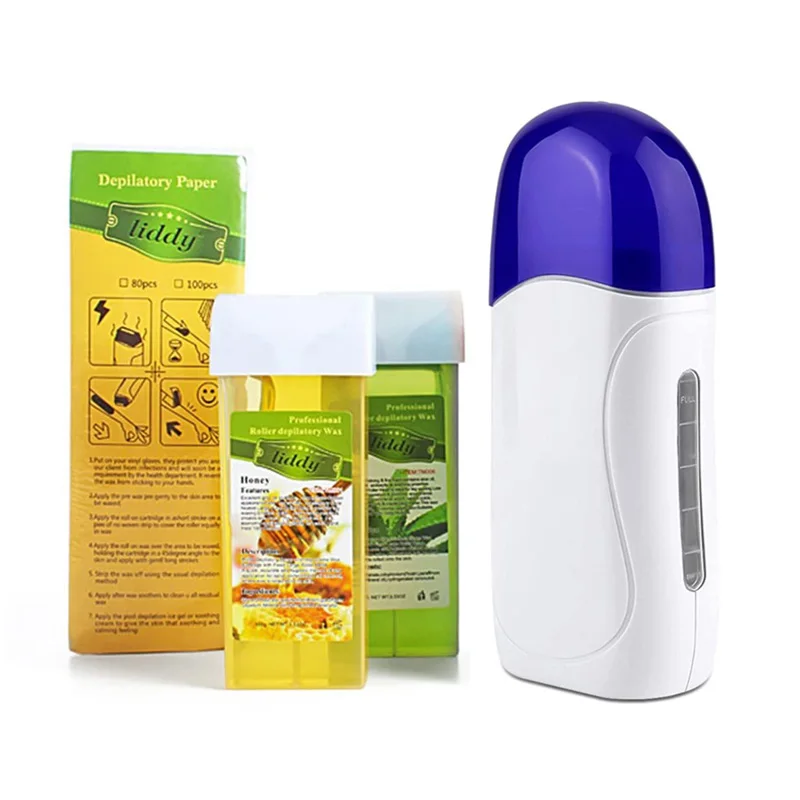 Roll on Wax Roller Kit Depilatory for Hair Removal Honey Roller Waxing Kit Include Wax Cartridge Wax Strips Portable Wax Heater
Roll on Wax Roller Kit Depilatory for Hair Removal Honey Roller Waxing Kit Include Wax Cartridge Wax Strips Portable Wax Heater