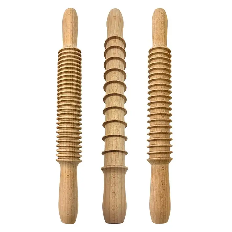 Multipurpose Baking Dough Roller Threaded Wooden Handle Pastry Dough Flour Roller Kitchen Cooking Baking Tool For Pasta Cookie
Multipurpose Baking Dough Roller Threaded Wooden Handle Pastry Dough Flour Roller Kitchen Cooking Baking Tool For Pasta Cookie