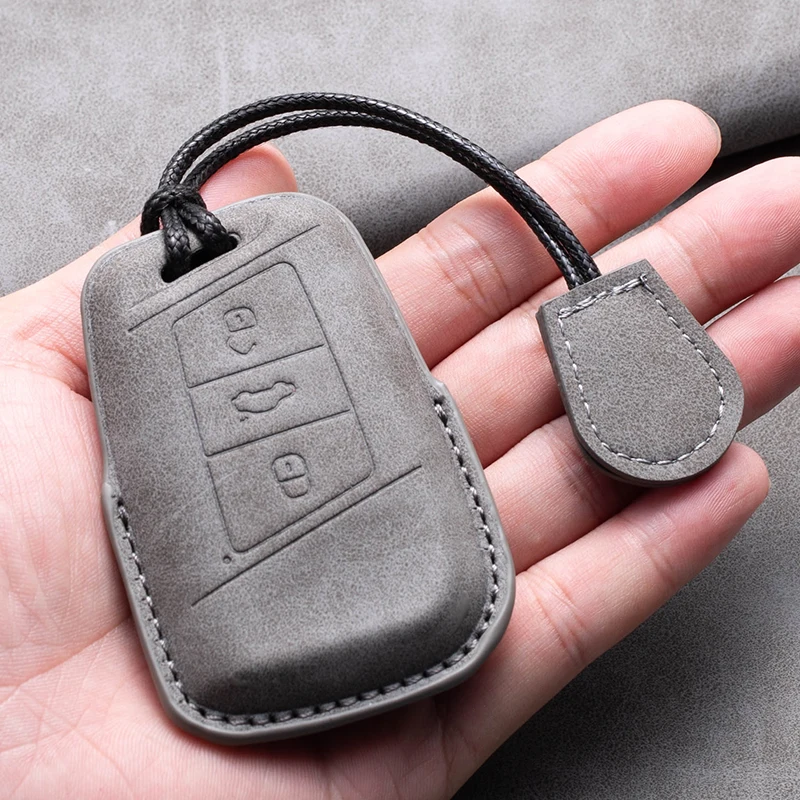 Leather Car Key Case Cover Fob Keychain For VW Volkswagen Golf 7 MK7 Tiguan MK2 for Ateca Leon FR Ibiza Skoda Octavia Kodiaq
Leather Car Key Case Cover Fob Keychain For VW Volkswagen Golf 7 MK7 Tiguan MK2 for Ateca Leon FR Ibiza Skoda Octavia Kodiaq