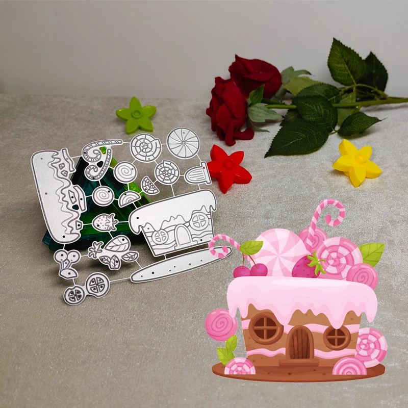 2023 New Metal Cutting Dies Gingerbread House Ice Cream House Stencils Die Cut for DIY Scrapbooking Album Paper Card Handicrafts
2023 New Metal Cutting Dies Gingerbread House Ice Cream House Stencils Die Cut for DIY Scrapbooking Album Paper Card Handicrafts