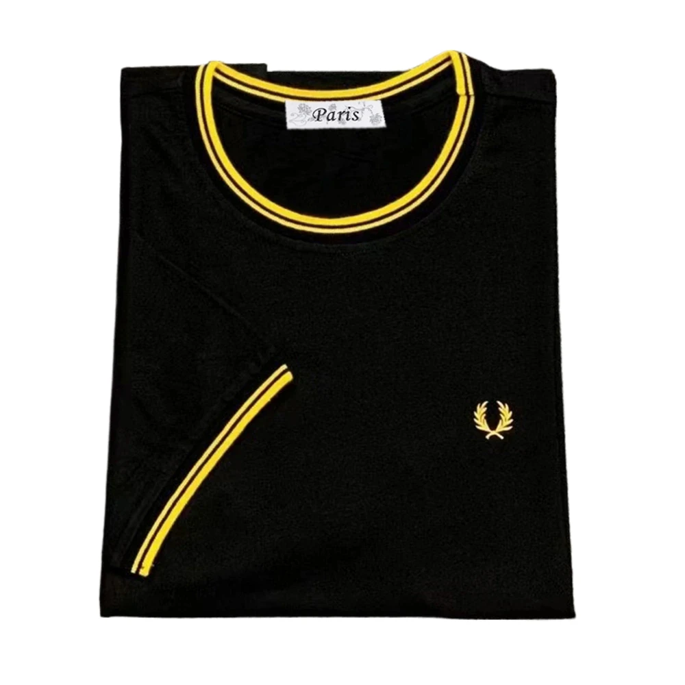 F. Perry barley ear embroidery round neck cotton short sleeved top high-end casual luxury T-shirt warehouse free shipping
F. Perry barley ear embroidery round neck cotton short sleeved top high-end casual luxury T-shirt warehouse free shipping