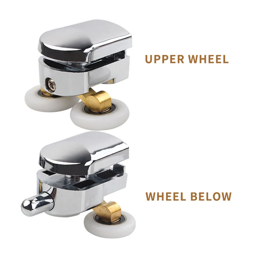 4pcs Zinc Alloy Double Shower Door Rollers Durable and Practical Home Tool 23mm Wheel Fit Glass Shower Doors
4pcs Zinc Alloy Double Shower Door Rollers Durable and Practical Home Tool 23mm Wheel Fit Glass Shower Doors