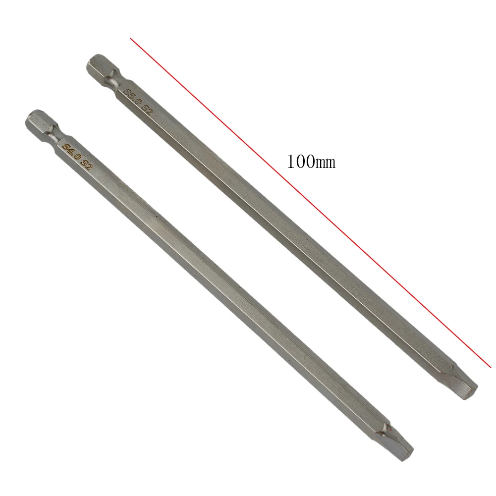 Durable Screwdriver Bit Tool SL1.6 SL2 SL2.5 SL3 SL4 SL5 SL6 Screwdriver Bits 1/4-Inch Silver 10cm Squar Slotted
Durable Screwdriver Bit Tool SL1.6 SL2 SL2.5 SL3 SL4 SL5 SL6 Screwdriver Bits 1/4-Inch Silver 10cm Squar Slotted