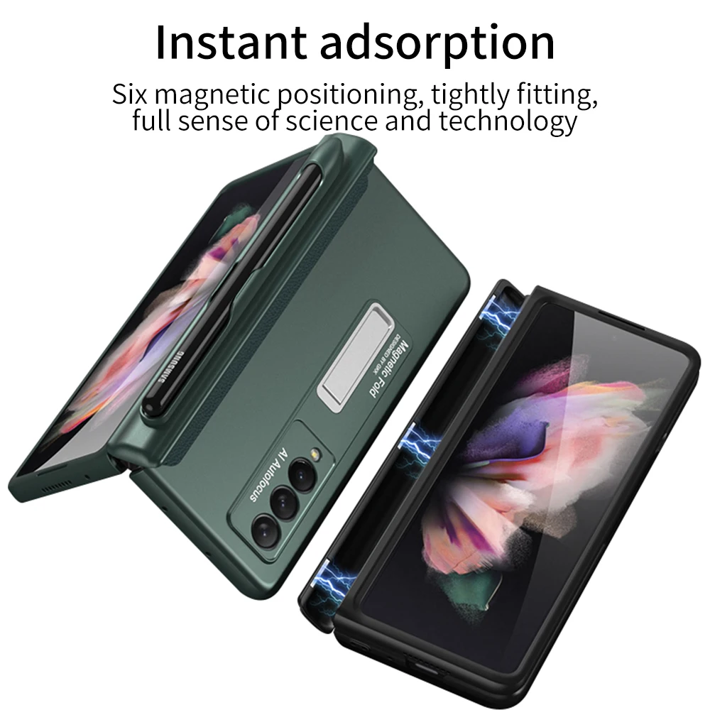 Новый защитный чехол с магнитными петлями для Samsung Z Fold3, чехол с S-слотом для ручки, противоударный чехол для Z Fold 3, чехол с держателем для ручки
Новый защитный чехол с магнитными петлями для Samsung Z Fold3, чехол с S-слотом для ручки, противоударный чехол для Z Fold 3, чехол с держателем для ручки
