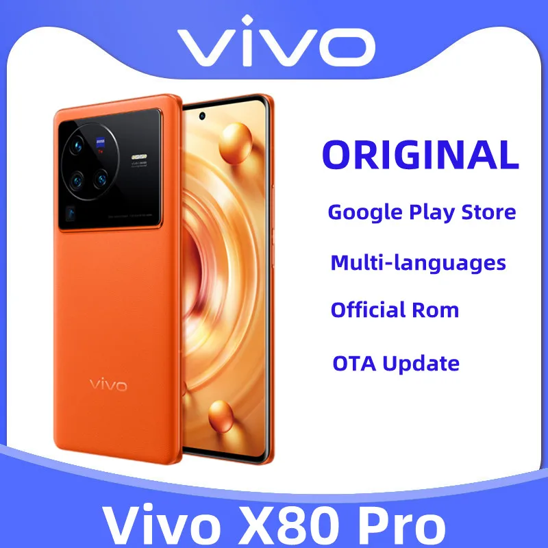 New VIVO X80 Pro 5G Celulares Snapdragon 8 Gen 1 Octa Core 6.78'' 120Hz AMOLED Curved Screen 80W SuperCharge NFC MobilePhones
New VIVO X80 Pro 5G Celulares Snapdragon 8 Gen 1 Octa Core 6.78'' 120Hz AMOLED Curved Screen 80W SuperCharge NFC MobilePhones