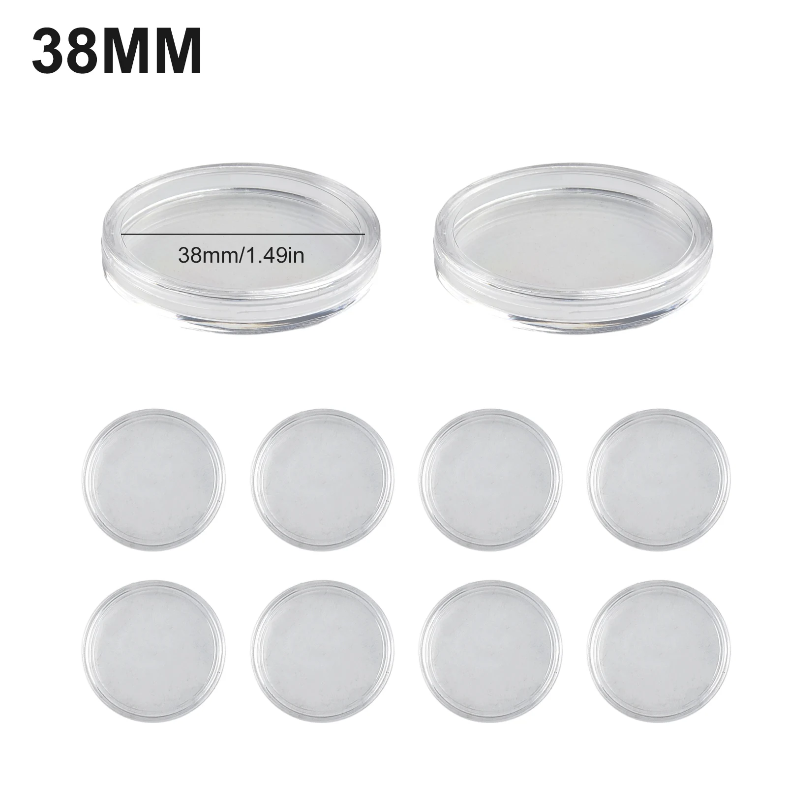 Transparent Coin Storage Collection Box 10Pcs Coin Case Holder Reliable Preservation for Coins Perfect for Coin Lovers
Transparent Coin Storage Collection Box 10Pcs Coin Case Holder Reliable Preservation for Coins Perfect for Coin Lovers