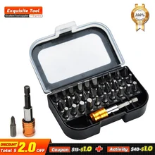 31PCS Holder Professional Screwdriver Bits Set Case Sturdy Chrome Vanadium Steel Screwdriver Torx Hex Head Screw Driver Magnet
31PCS Holder Professional Screwdriver Bits Set Case Sturdy Chrome Vanadium Steel Screwdriver Torx Hex Head Screw Driver Magnet