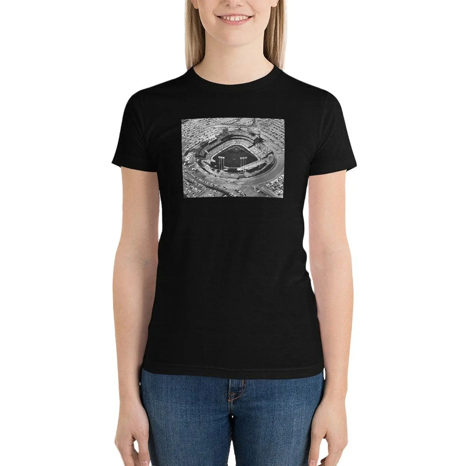 Metropolitan Stadium 1962 Minneapolis, Minneapolis baseball stadium, old stadiums T-Shirt summer top Women t-shirts
Metropolitan Stadium 1962 Minneapolis, Minneapolis baseball stadium, old stadiums T-Shirt summer top Women t-shirts
