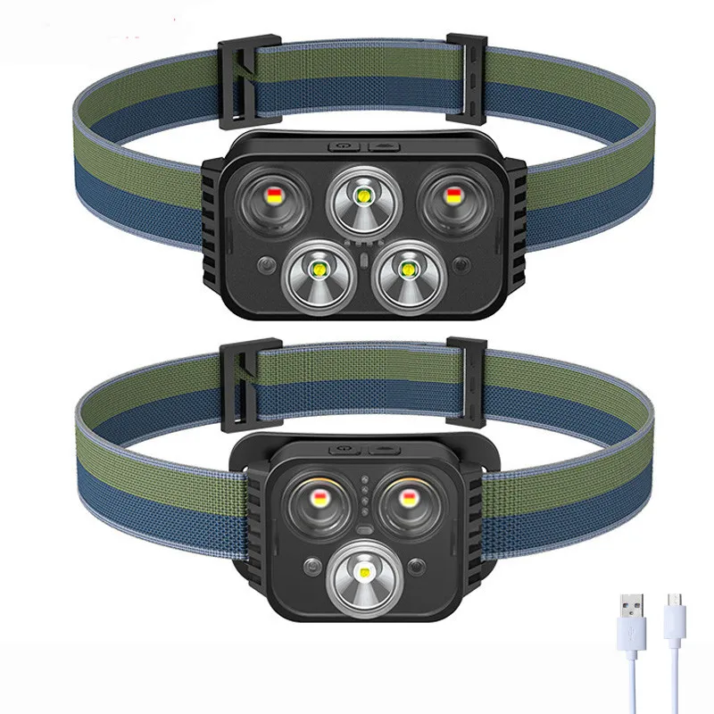 LED Headlamp USB Rechargeable Built in Battery Strong Light Camping Adventure Fishing Waterproof Head Light Headlamp Flashlight
LED Headlamp USB Rechargeable Built in Battery Strong Light Camping Adventure Fishing Waterproof Head Light Headlamp Flashlight
